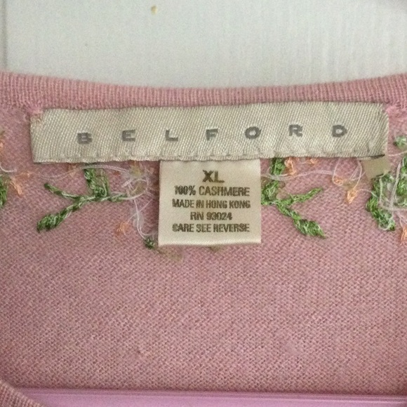 Belford of Hong Kong Cashmere top - Picture 5 of 6